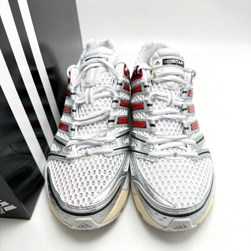 ADIDAS Adistar Control 5 White Better Scarlet Grey KI8600 Men's sz 8-11 gallery