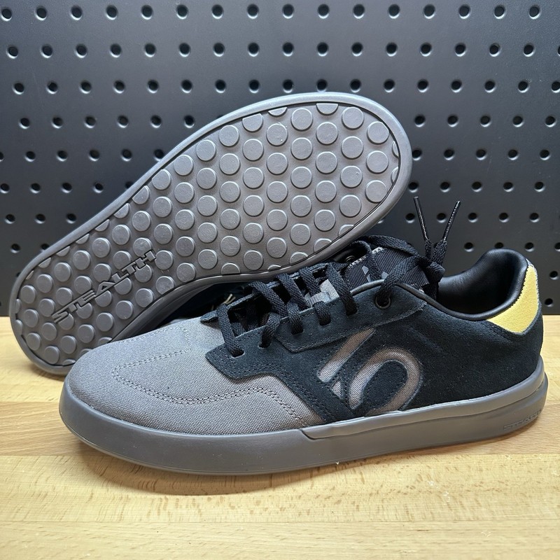 Adidas 5.10 Five Ten Sleuth DLX Canvas Mountain Bike Grey Shoes Men's Size 9.5