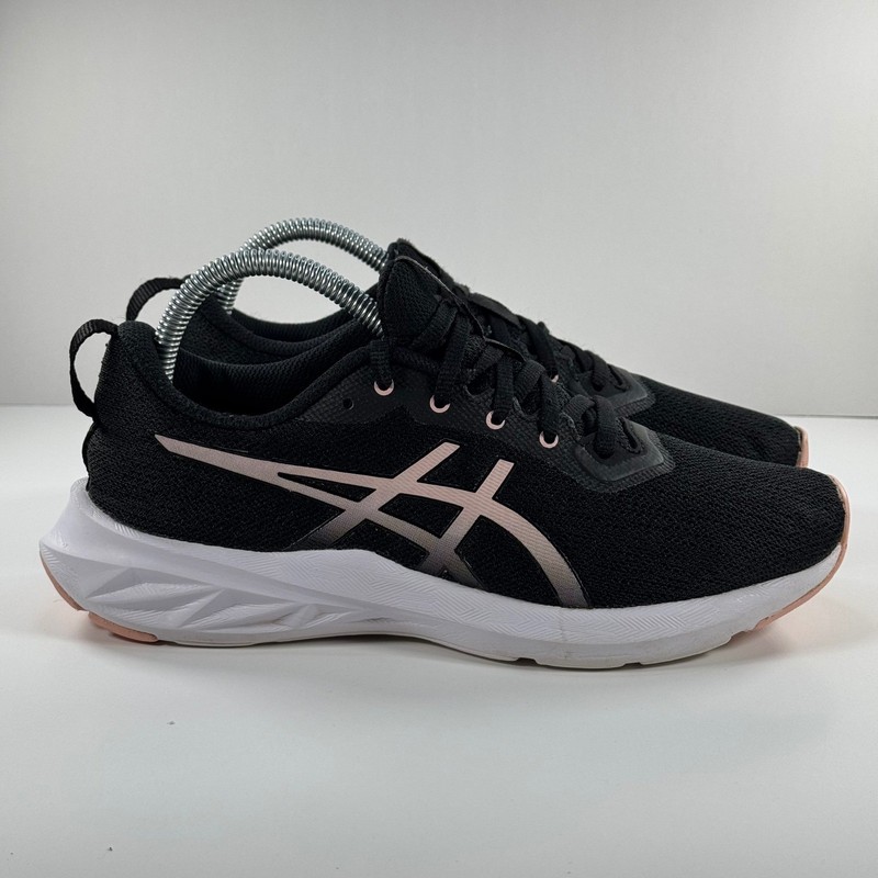 ASICS Jolt 3 Women’s Athletic Running Shoes Black Rose Gold 1012B179 Size 8