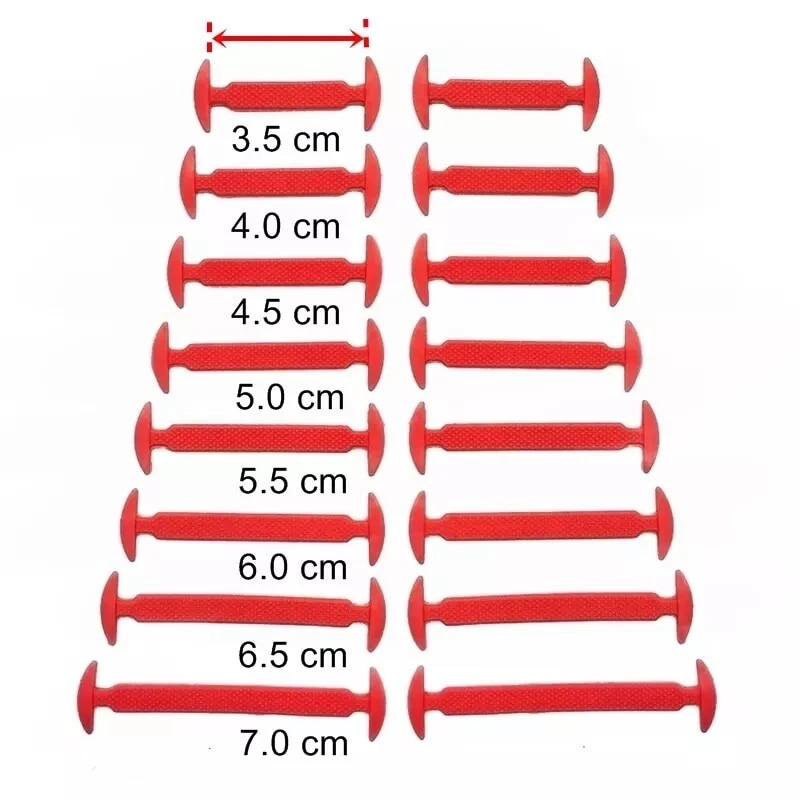 16-Pcs Elastic Silicone Shoe Laces Lazy No Tie Shoelaces For Men Women USA gallery