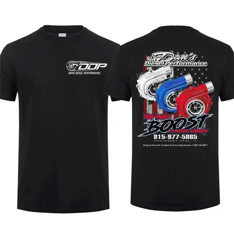Dans Diesel Performance Turbo T-Shirt 2 Sided Turbo Lover Graphic Tee