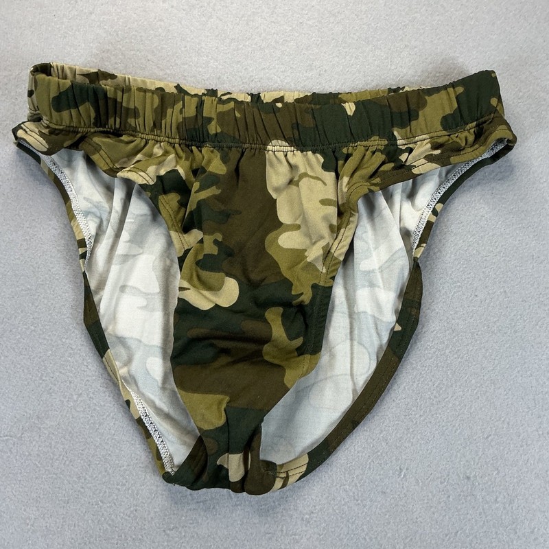 Uzzi Olive Camo Swim Briefs Men’s Large NWT Military Tactical Beach Swimwear