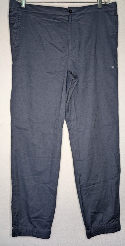 Mack Weldon Pants Mens XXL (37×31) Navy Blue Jogger Draw String (1007)