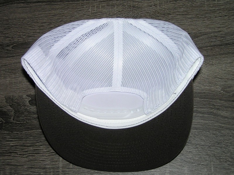 UPS Shipping Patch on Trucker Hat Yupoong Classic 6006 Snapback Brown/White gallery