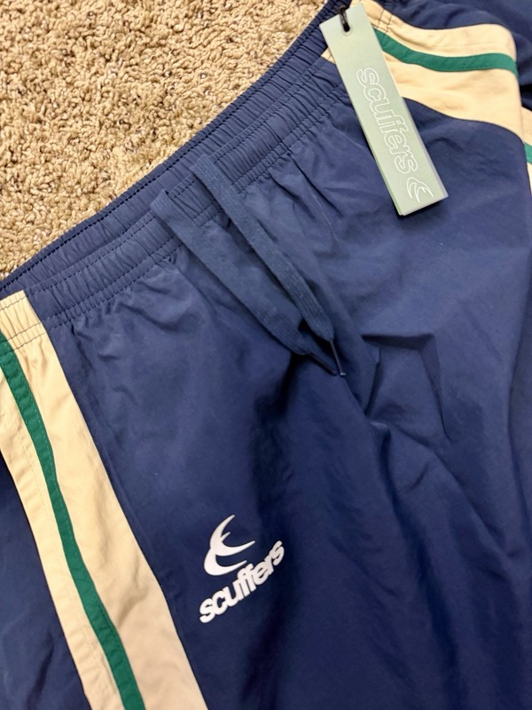 NWT Women’s Scuffers Sports Navy Tech Blue Ankle Length Skirt Size Small gallery