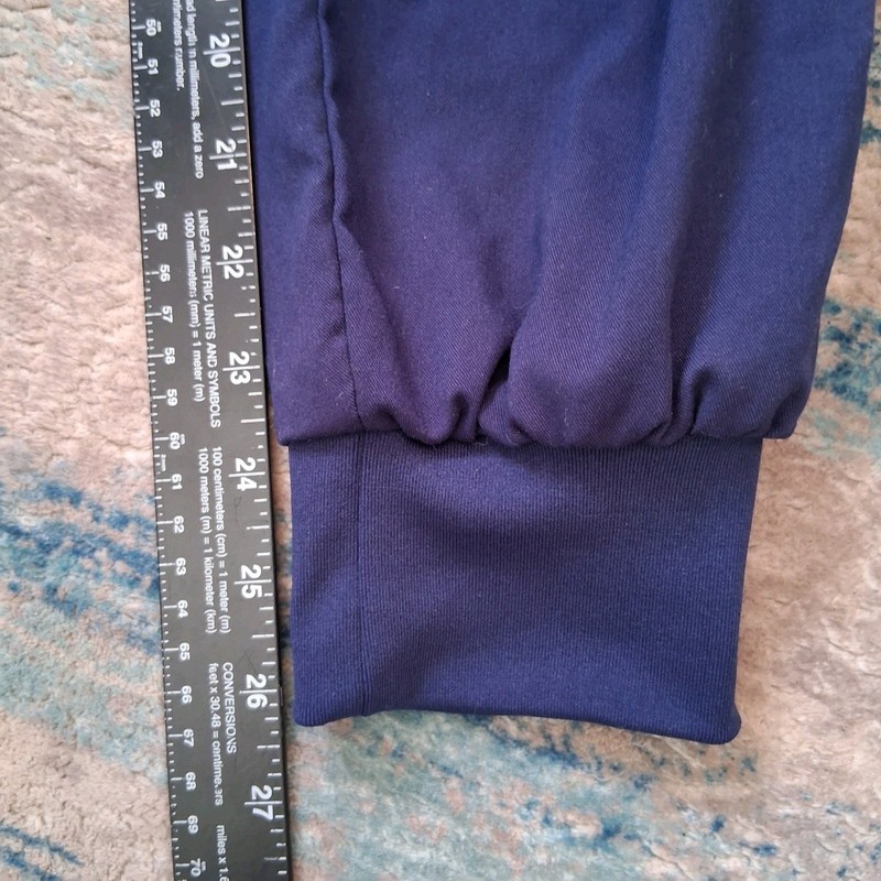 NiaaHinn Scrubs Jogger Pants Women Navy Blue Size Medium Pockets gallery
