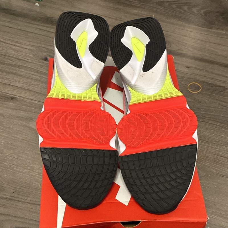 Nike Black/White/Red/Neon Yellow Colorblock Low Top Lace Up Sneaker gallery