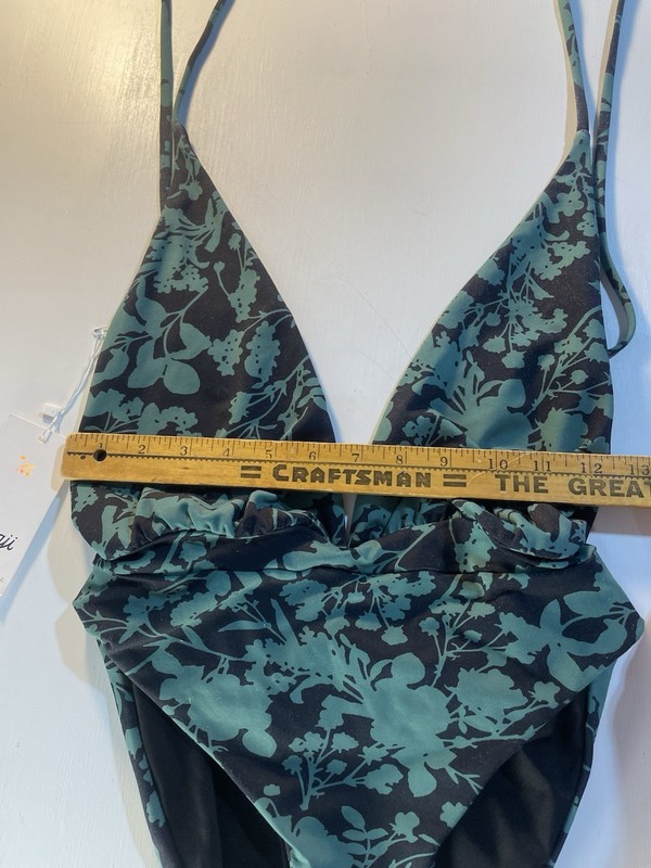 Maaji Jade Safari Reversible One Piece Swimsuit Black Green NWT Size Unknown gallery