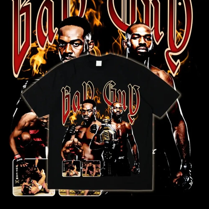 Jon Jones Be A Guy UFC Graphic Tee, UFC Champion MMA Fighter T-Shirt