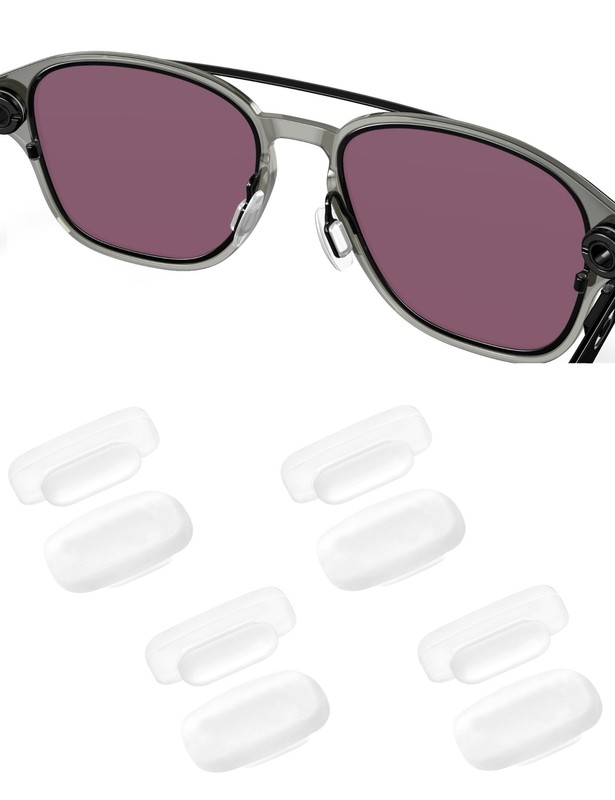 Silicone Replacement Crystal Clear Nose Piece For-Oakley Chrystl/ Coldfuse