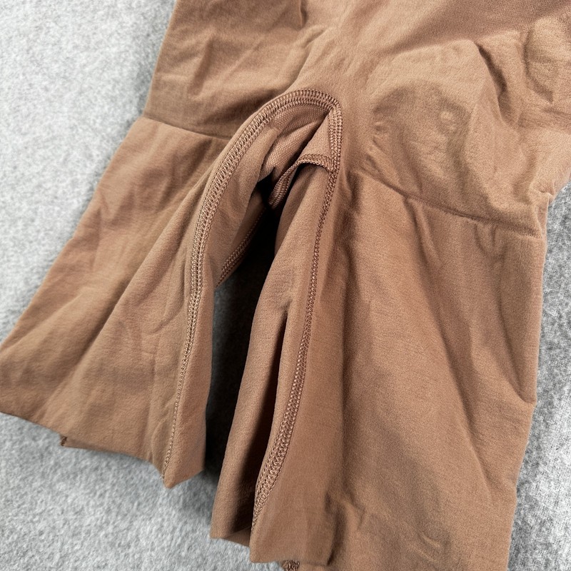 Spanx Shapewear Shorts Womens Small Brown High Waisted Power Series Slimming gallery
