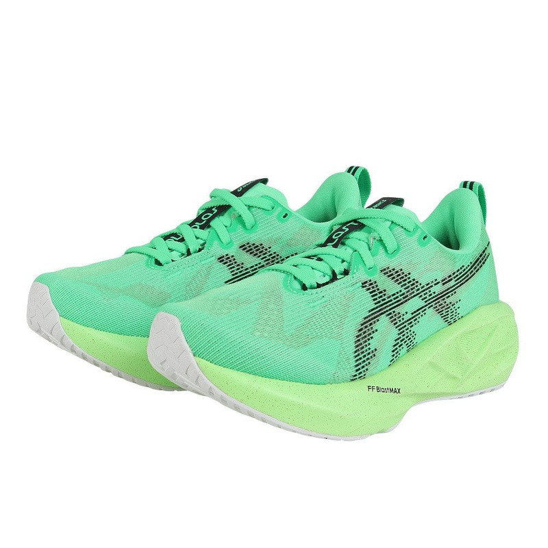Asics WMNS Novablast 5 Vital Green Black 1012B991-300 Women's Size gallery