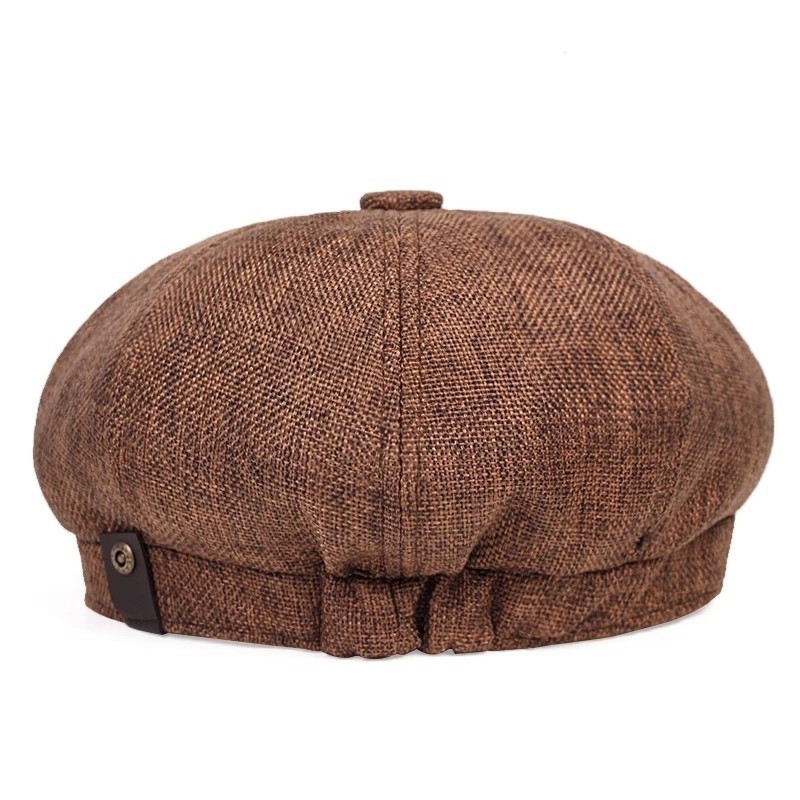 Vintage Newsboy Cap Gatsby Hat Classic 8 Panel Flat Ivy Cabbie Driver Cap gallery