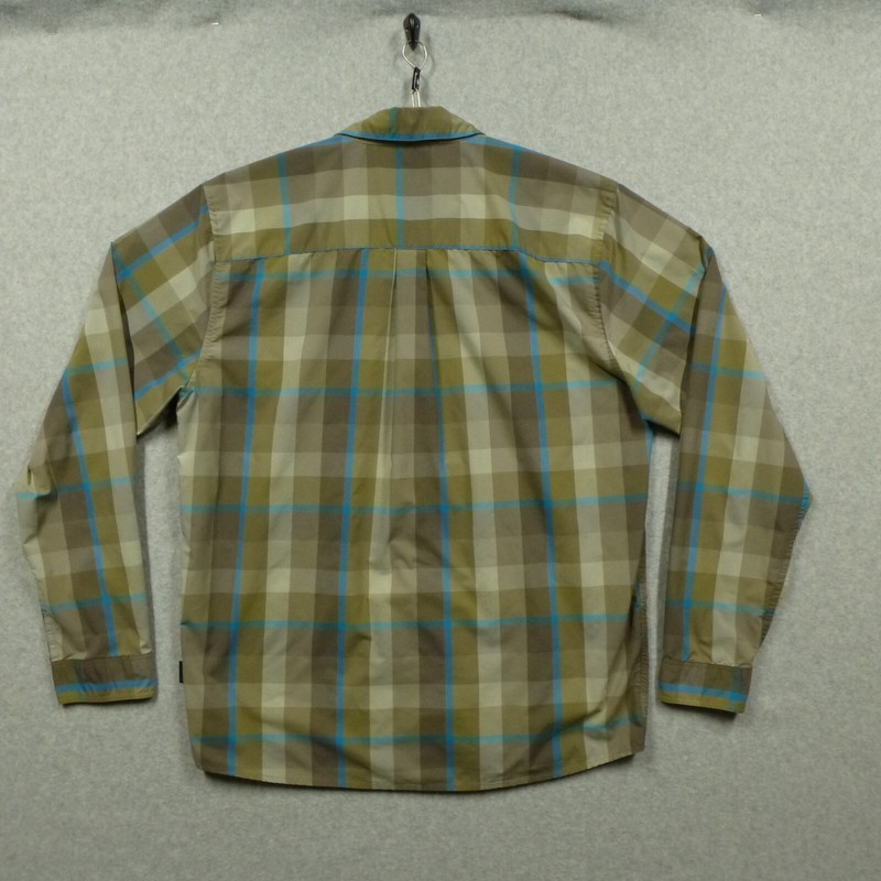 Patagonia Shirt Mens Medium Brown Plaid Lightweight Polyamide Polyester Casual gallery