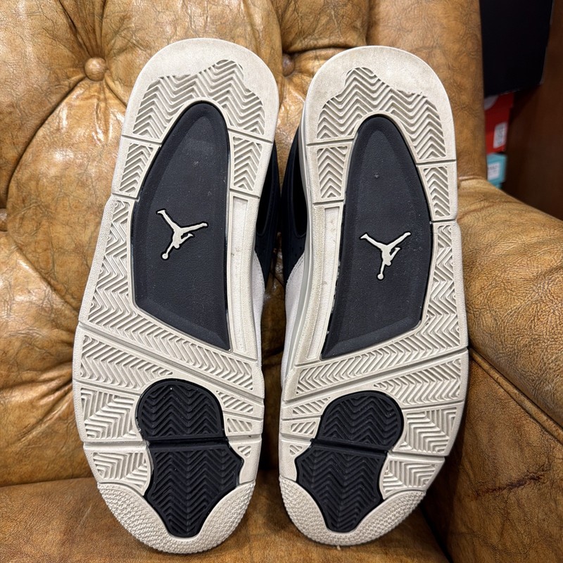 Size 12- Air Jordan 4 RM Black Light Bone FQ7939-001 gallery