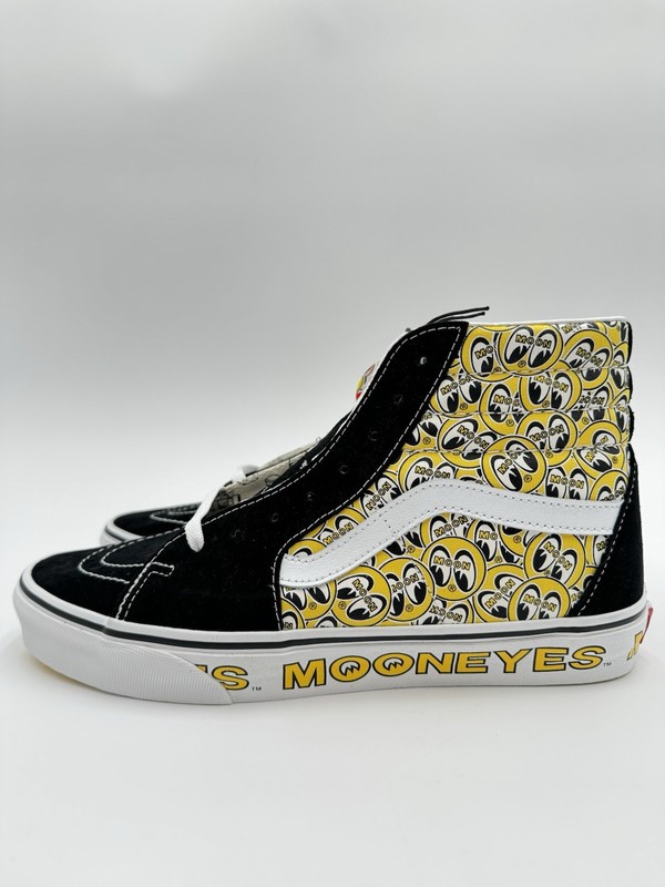 Vans Men’s Mooneyes x Sk8 High Multiple Sizes Black Yellow |VN0A5JMJY23|