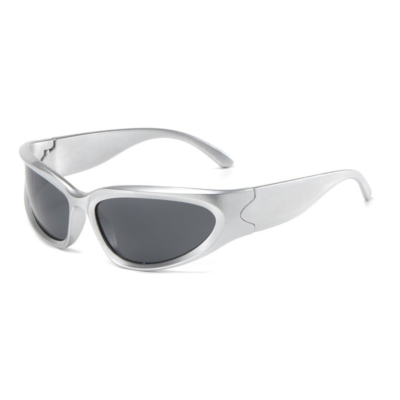 Trendy Women Sunglasses Outdoor Beach Shades Black White Blue Gray Red Silver gallery