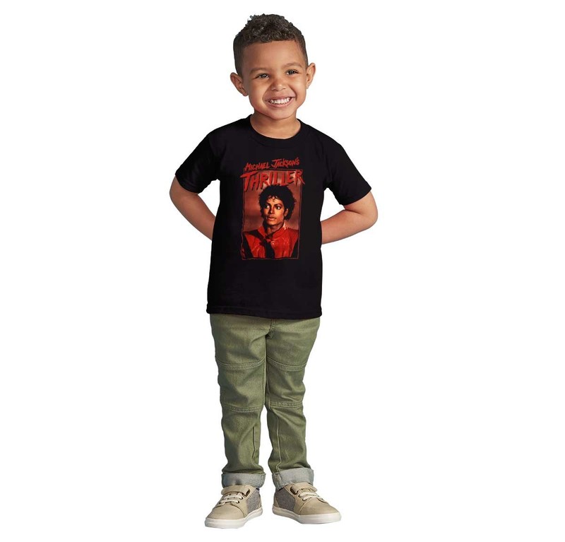 Michael Jackson Thriller King of Pop Star Toddler Boy Girl Youth T Shirt Tee gallery