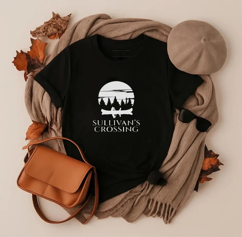 Sullivans Crossing Tshirt with Graphic Design October 2025 Cozy Look