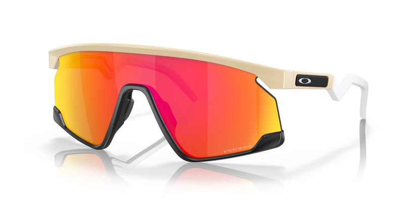 Oakley BXTR Sunglasses OO9280-0439 Matte Desert Tan Frame W/ PRIZM Ruby Lens
