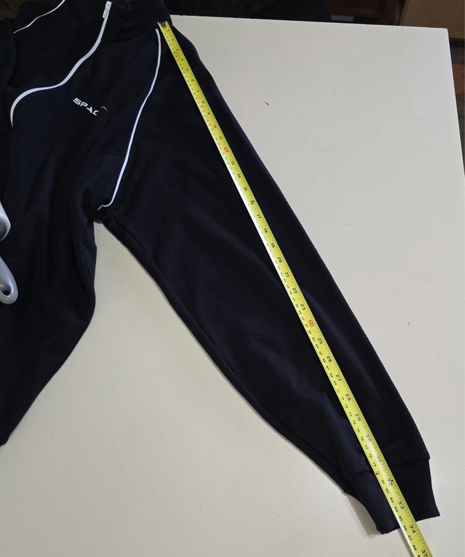 SpaceX Black Long Sleeve Zip Logo Track Fleece Jacket Men's Size XLarge gallery