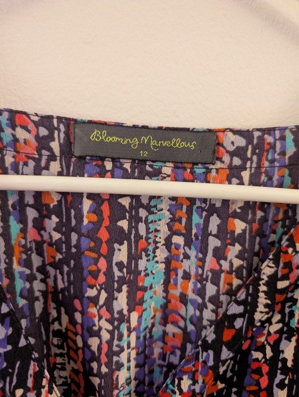 Blooming Marvelous Multicolored Tie Dress – 12