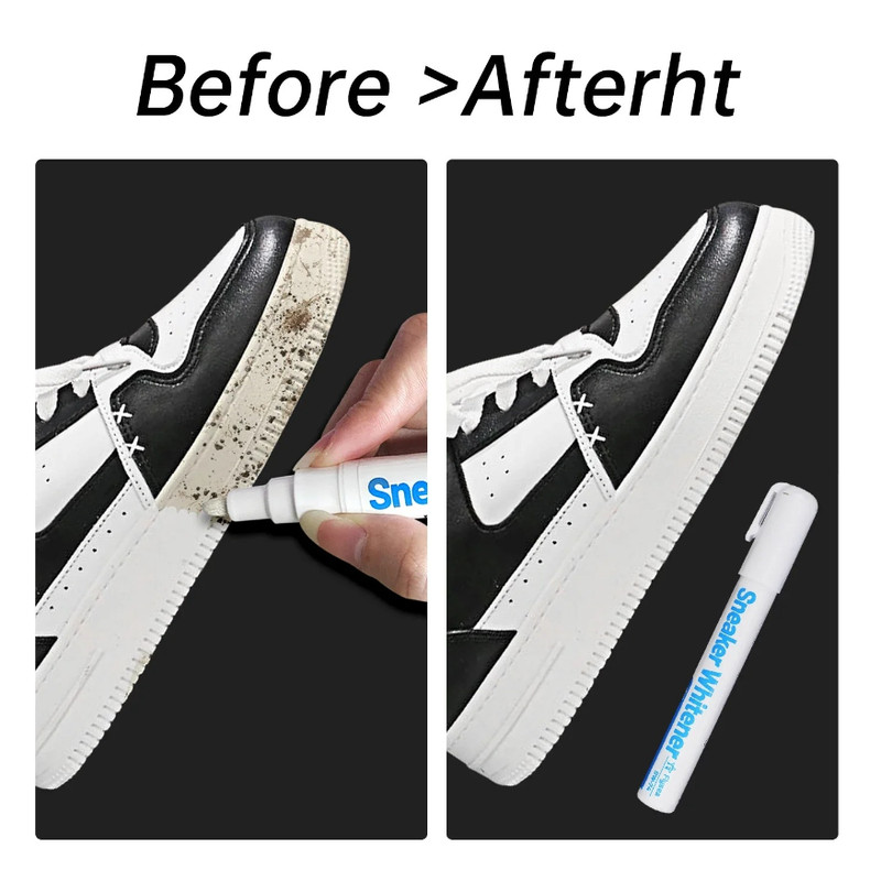 1pc Shoe Whitening Pen Sneakers Stain Remover Waterproof Anti-Yellow Repair gallery