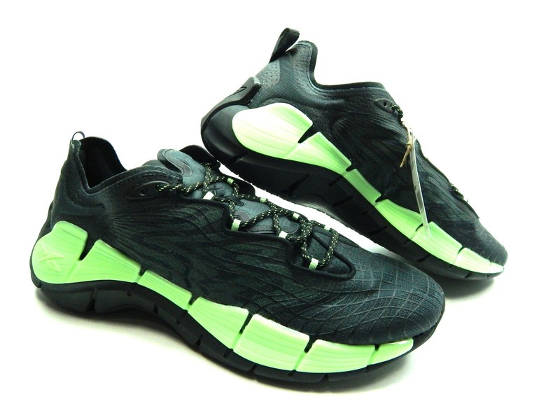 REEBOK ZIG KINETICA II G58281 BLACK NEON MINT MEN SHOES SIZE 13 gallery