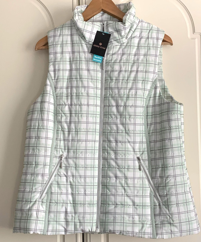 Klass Anna Rose Mint Green Quilted Gilet – Size 14 RRP £60 New With Tags
