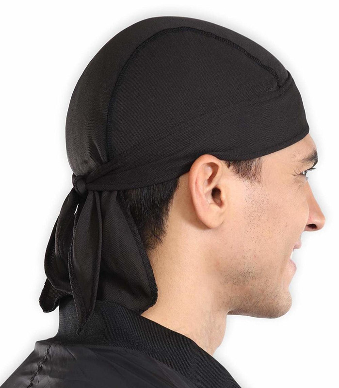 2-Pack Cooling Helmet Liner Do Rag Skull Cap for Men Head Scarf for Motorcycle gallery