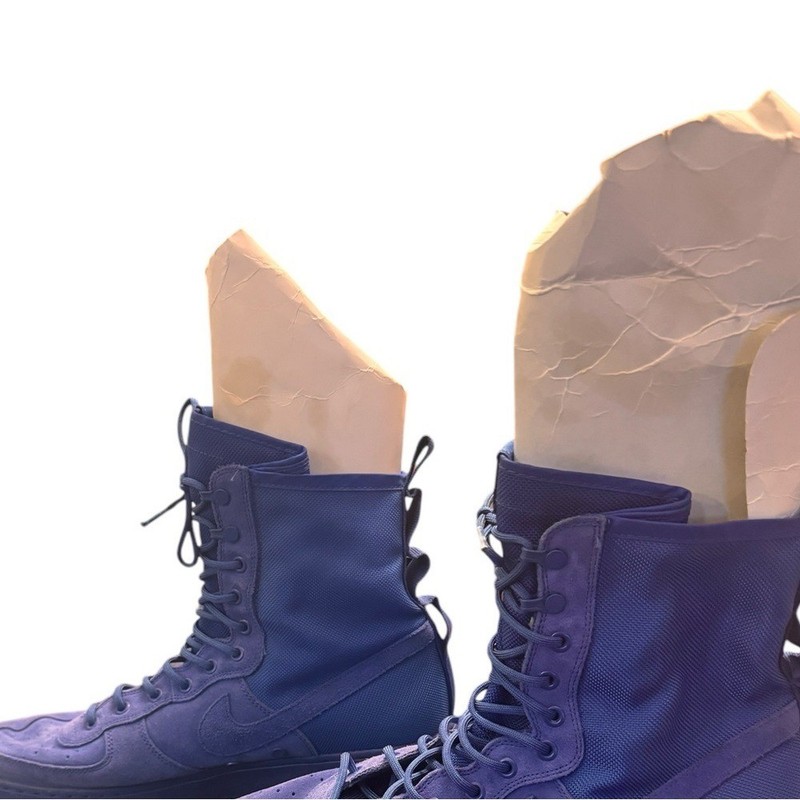 Nike SF Air Force 1 High Royal Blue Military Suede Boots Men's Size 15 GUC w COA gallery