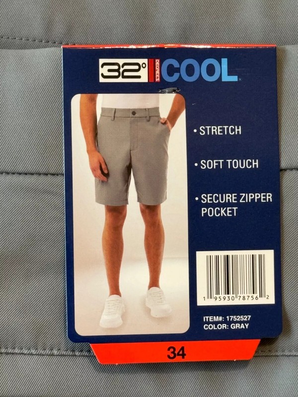 32 Degrees Men's Twill Tech Performance Stretch Soft Touch Short gallery