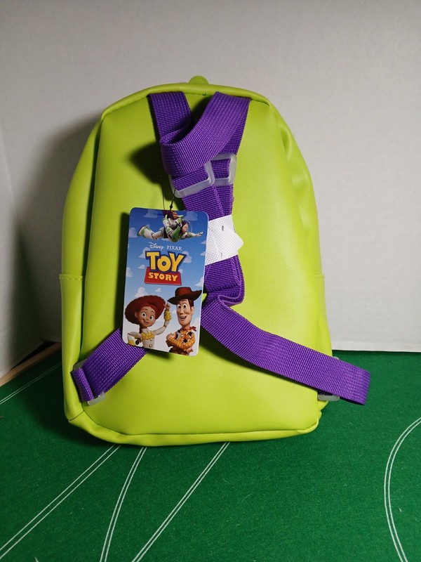 Disney Pixar Toy Story Alien Small Colorblock Backpack Zip Adjustable Straps gallery