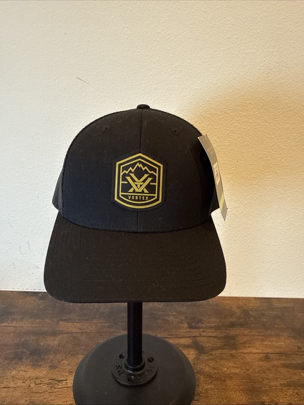 Vortex Brown Black Snapback Hat New with Tags One Size