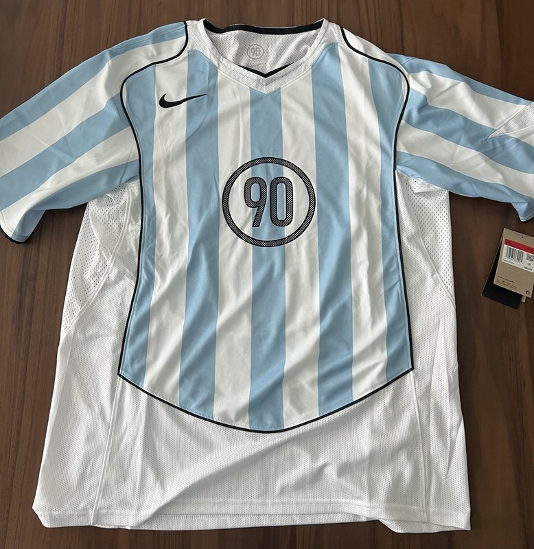 Nike DriFit Total 90 Mens Soccer Jersey Shirt Physic Blue IB4214-422 Men’s L