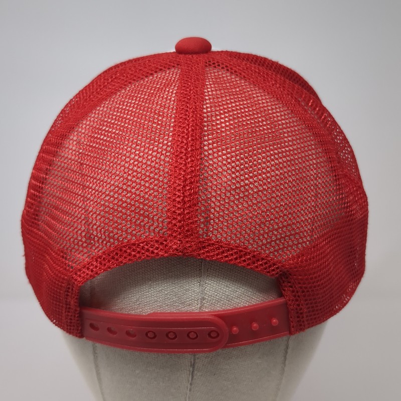 Nissei Injection Molding Machines Snapback Trucker Hat Red One Size Mesh Back gallery