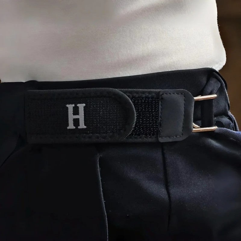 2 Pack Buckleless Elastic Belt Adjustable Waist Belt for Men Women gallery