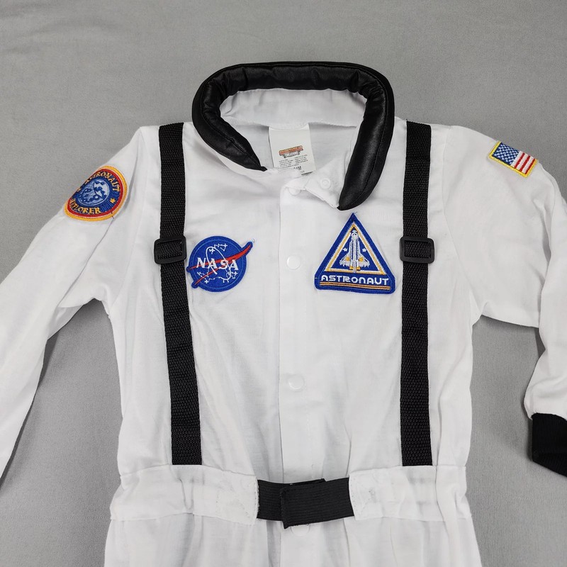 SPOOKTACULAR CREATIONS Baby Unisex NASA Astronaut Costume Jumpsuit White 18-24M