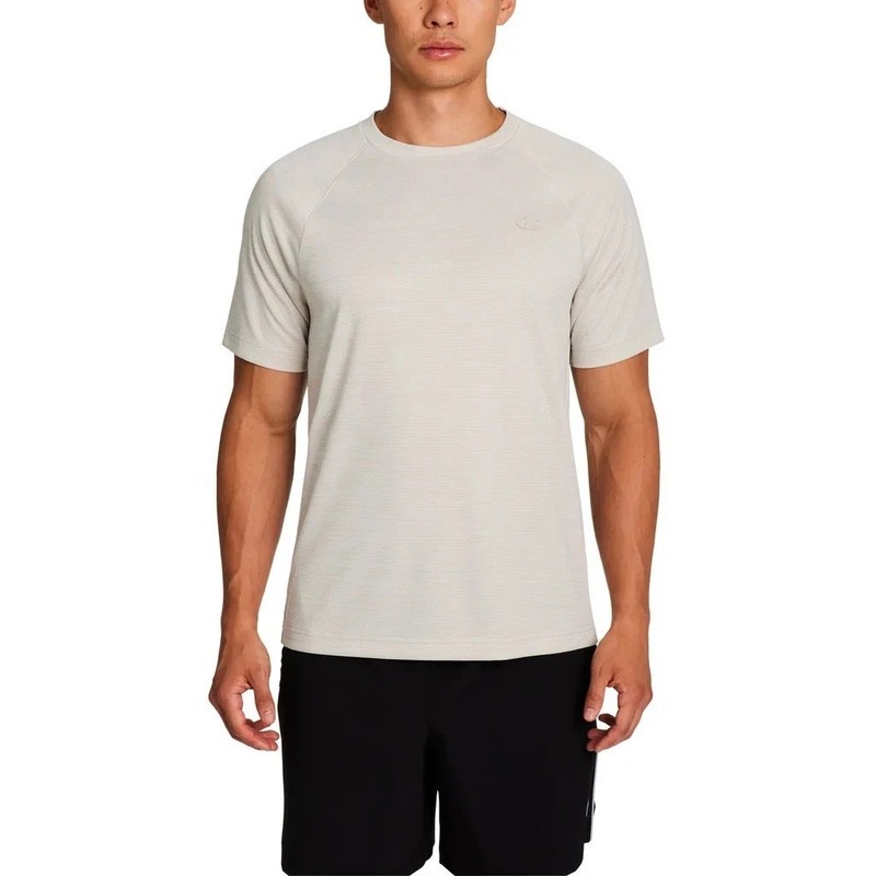 Champion Men’s M Beige Short Sleeve Performance T-Shirt Lightweight K1200