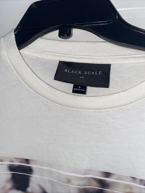 Vintage ASAP Rocky Black Scale Funeral T Shirt Small White gallery