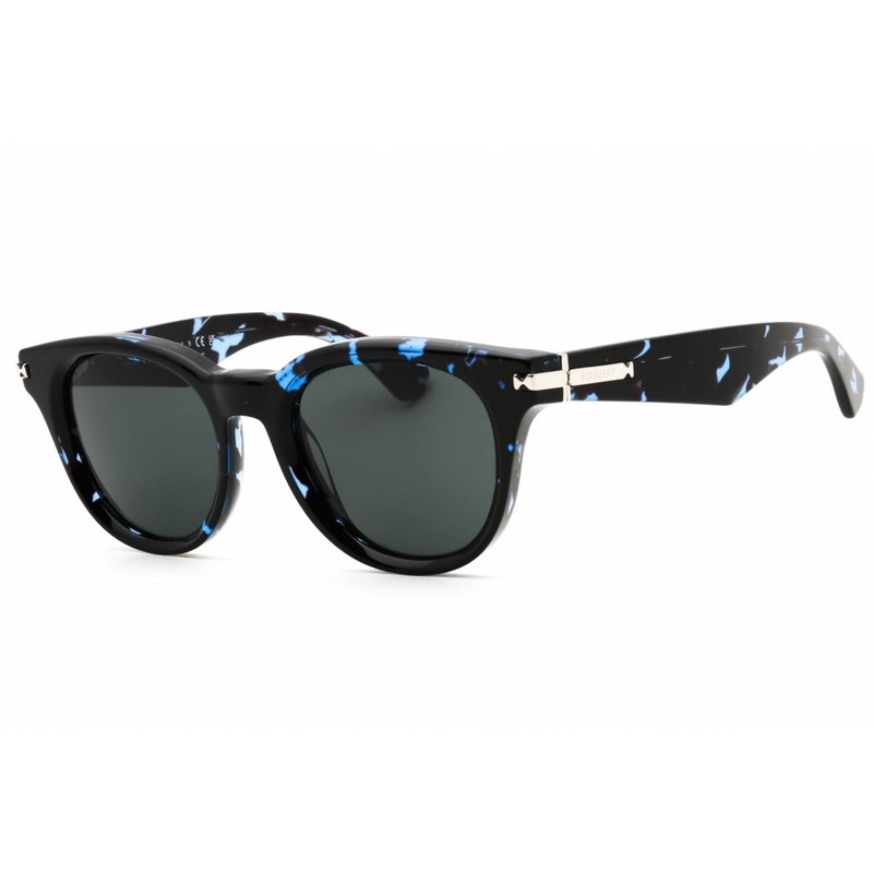 Burberry Men’s Sunglasses Blue Havana Acetate Round Full Rim 0BE4439 411187