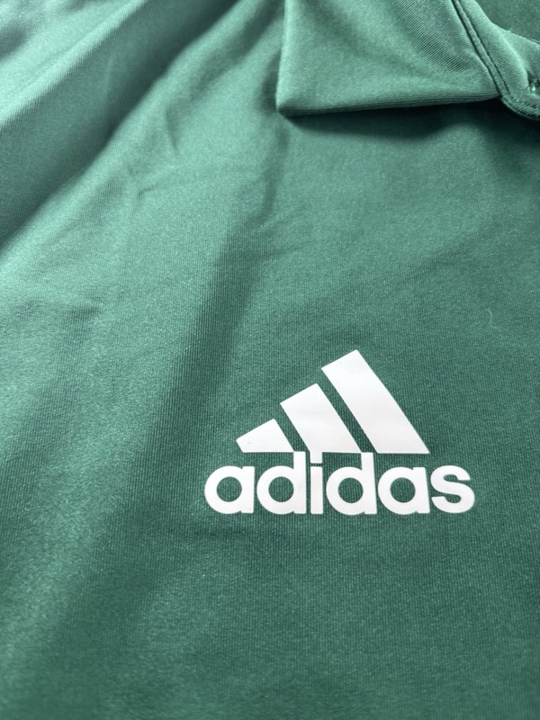 adidas Men's XL Green AEROREADY Moisture Wicking Polo Louisville Cardinals gallery