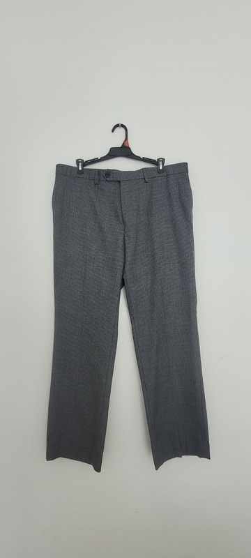 RALPH LAUREN:Mens SlimDress Pants W34 L30 Flat front-button/Hook & Eye Zip Close