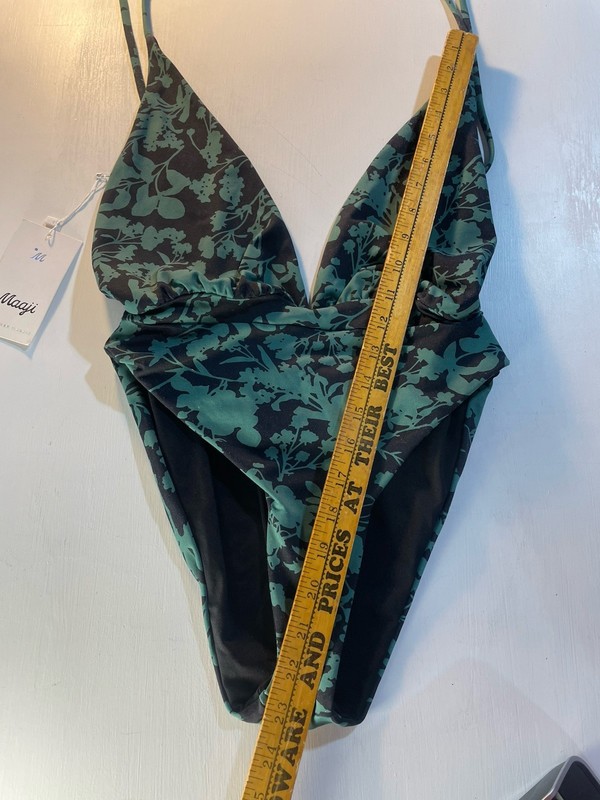 Maaji Jade Safari Reversible One Piece Swimsuit Black Green NWT Size Unknown gallery