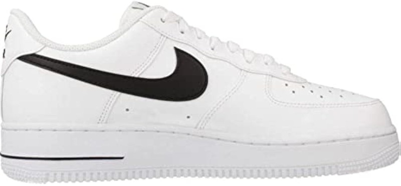NIKE Men's Low-Top Sneakers Basketball Shoe, Black White 100, 9.5 - White Black gallery