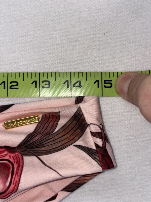Dulzamara Bikini Bottom Only Doria Print Non Adjustable Cheeky Size Medium D12 gallery