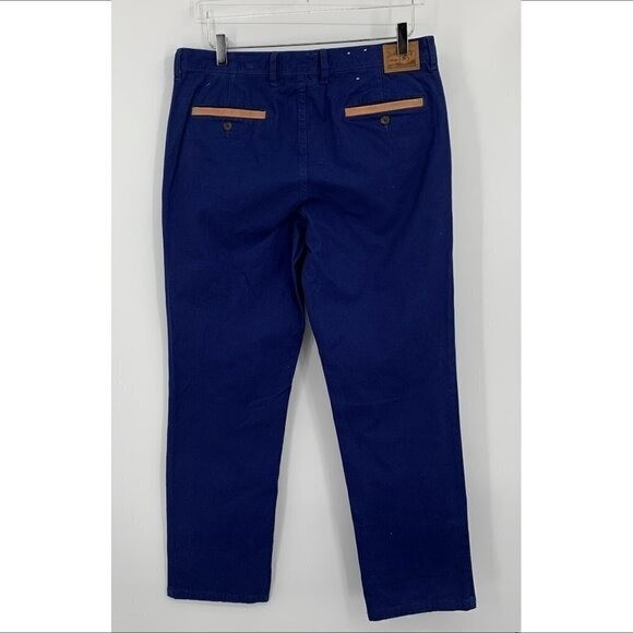 Southern Tide RT-7 navy blue cotton stretch pants trousers men 33W 32L 33 gallery