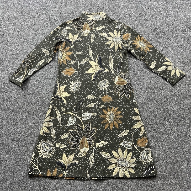 Spartina 449 Nora Half Zip Dress Womens Size XXS Botanic Garden Boho Floral NEW gallery