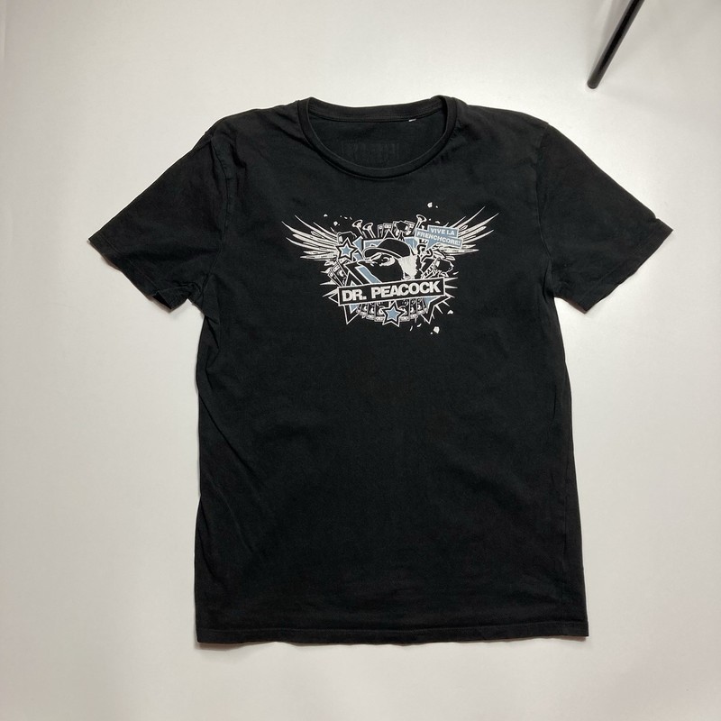 dr peacock bkjn events hardcore hardstyle gabber electronic tee size large