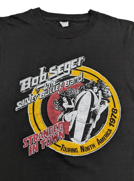 Vintage BOB SEGER Shirt 1978 Bob Seger and the Silver Bullet BL108